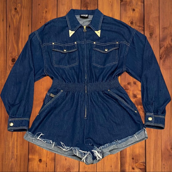 Versace Denim Romper - Picture 4 of 10